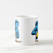 Astronaut mit Kaffee Barista Kaffeetasse (Mittel)