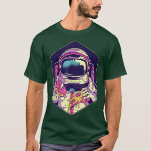 Astronaut mit Pizzaslice Pizza Astronaut T - Shirt