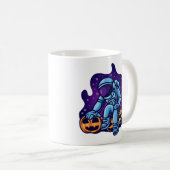 Astronaut mit Pumpkins Kaffeetasse (VorderseiteRechts)