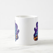 Astronaut mit Pumpkins Kaffeetasse (Mittel)