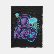 Astronaut mit Quallen