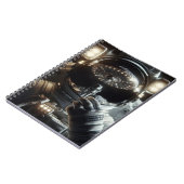 Astronaut mit Reflektion des UFO Notizblock (Linke Seite)