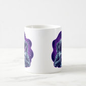 Astronaut mit Schmetterling Kaffeetasse (Mittel)