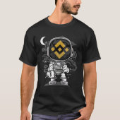 Astronaut Money Binance BNB Coin Crypto Token Wall T-Shirt (Vorderseite)