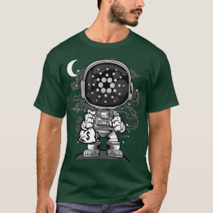 Astronaut Money Cardano Cardano Münze Krypto Token T-Shirt