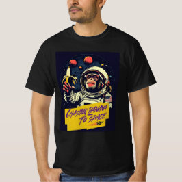 Astronaut Monkey Graphic T - Shirt