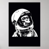 Astronaut Monkey Poster (Vorne)