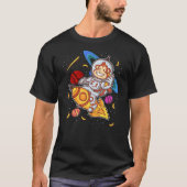Astronaut Monkey Space Rocket Cute Funny Kids Boys T-Shirt (Vorderseite)