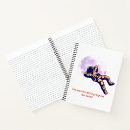 Astronaut Moon Notebook – Inspirational Space Art  Notizblock