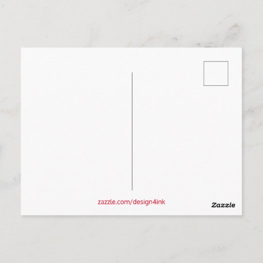 Astronaut Moon Spaceman Postkarte (Rückseite)