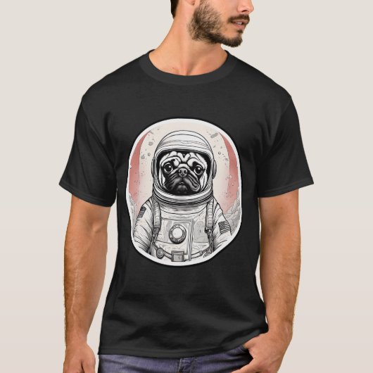 Astronaut Mops T-Shirt (Vorderseite)
