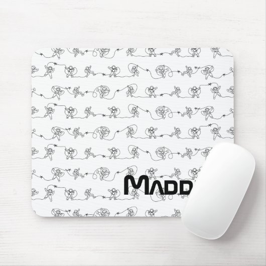 Astronaut Mouse Pad Mousepad (Mit Mouse)