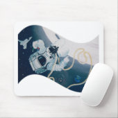 Astronaut Mousepad (Mit Mouse)