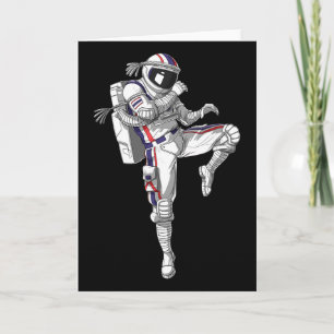 Astronaut Muay Thai Boxen Karate Kickboxen Marti Karte