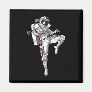 Astronaut Muay Thai Boxen Karate Kickboxen Marti Magnet