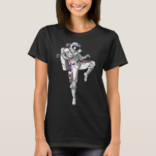 Astronaut Muay Thai Boxen Karate Kickboxen Marti T-Shirt