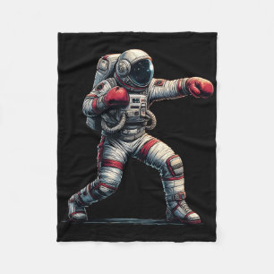 Astronaut Muay Thai Boxen Kickboxen Kinder Herren Fleecedecke