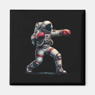 Astronaut Muay Thai Boxen Kickboxen Kinder Herren  Magnet