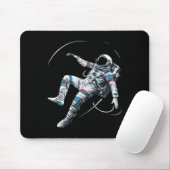 Astronaut Muay Thai Boxing Karate Kickboxing Marti Mousepad (Mit Mouse)