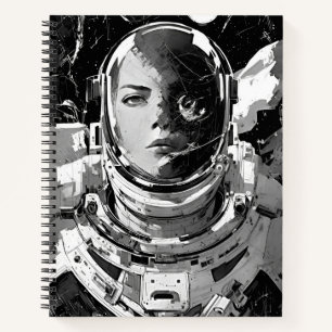 Astronaut Muse Noir Notizbuch