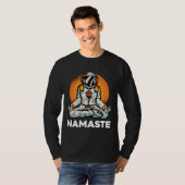 Astronaut Namaste T-Shirt (Vorne ganz)