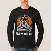 Astronaut Namaste T-Shirt (Vorderseite)