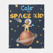 👨 🚀 Astronaut niedlich Space Thema Benutzerdef Fleecedecke (Vorderseite)