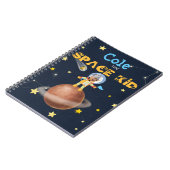 👨 Astronaut niedlich Space Thema Benutzerdefini Notizblock (Linke Seite)