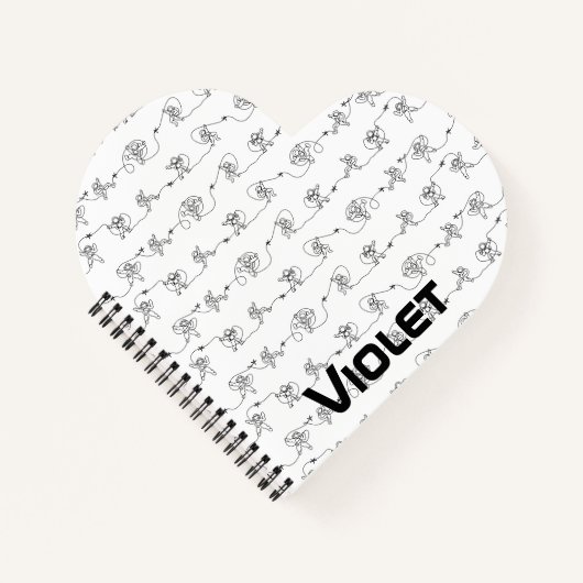 Astronaut-Notebook Notizblock (Vorderseite)