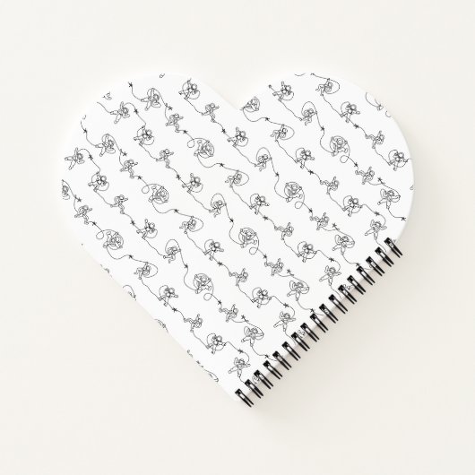 Astronaut-Notebook Notizblock (Rückseite)