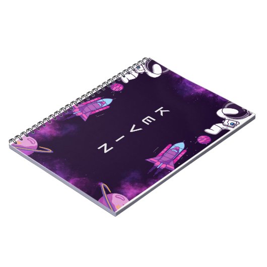 Astronaut-Notebook Notizblock (Linke Seite)