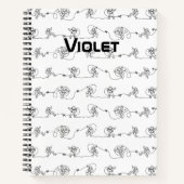 Astronaut-Notebook Notizblock (Vorderseite)