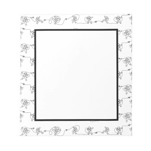 Astronaut Notepad Notizblock (Vorderseite)