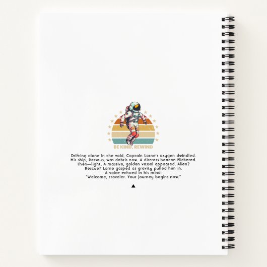 Astronaut Notizblock (Rückseite)