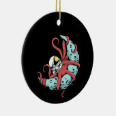 Astronaut Octopus Kraken Tintenfisch Space Astrono Keramik Ornament (Rechts)