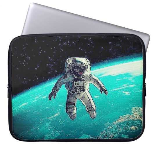 ASTRONAUT OHNE SEIL LAPTOPSCHUTZHÜLLE (Vorderseite)