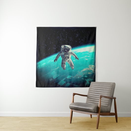ASTRONAUT OHNE SEIL WANDTEPPICH (Beispiel)