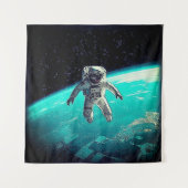 ASTRONAUT OHNE SEIL WANDTEPPICH (Vorderseite)