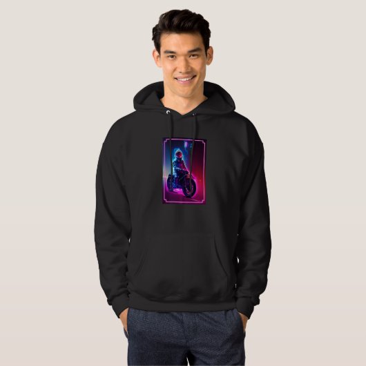 Astronaut On A Motorcycle Space and Science Ficti Hoodie (Vorne ganz)
