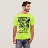 Astronaut on Moon Funny Retro 70's Illustration T-Shirt (Vorne ganz)