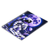 Astronaut on top of a puzzle notizblock (Linke Seite)