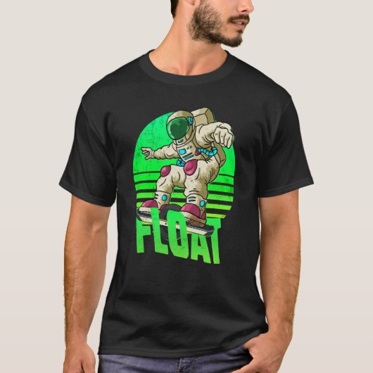 Astronaut Onewheel Eskate Float Besitzer Onewheel  T-Shirt (Vorderseite)