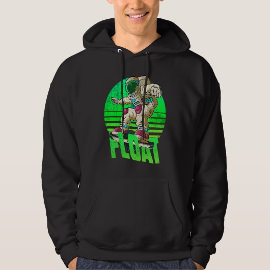 astronaut Onewheel eskate Float owner onewheel Hoodie (Vorderseite)