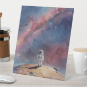 Astronaut Out in Space Sockelschild (In Situ)