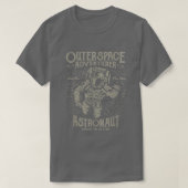 ASTRONAUT OUTER SPACE ADVENTURE REACH FOR THE STAR T-Shirt (Design vorne)