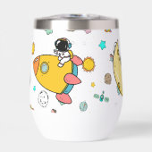 Astronaut Outer Space Cartoon (Vorderseite)