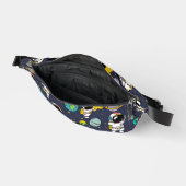 Astronaut Outer Space Cartoon Bauchtasche (Offen)