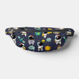Astronaut Outer Space Cartoon Bauchtasche