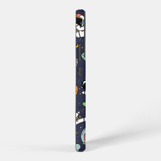 Astronaut Outer Space Cartoon Samsung Galaxy Hülle (Rechte Seite)