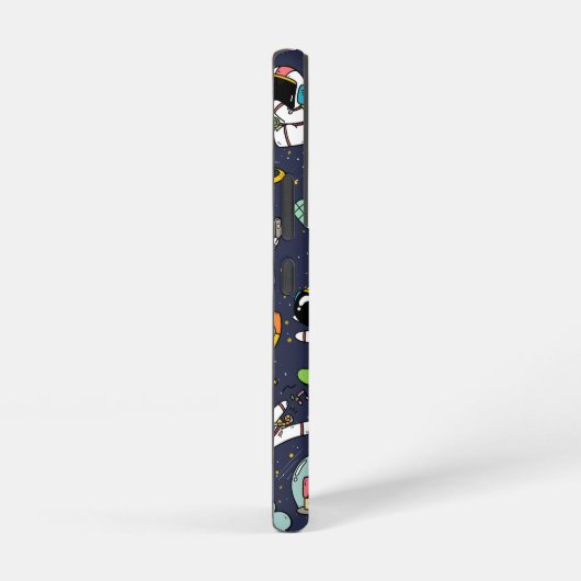 Astronaut Outer Space Cartoon Samsung Galaxy Hülle (Rechte Seite)